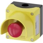 Avarinio sustabdymo jungiklis Siemens SIRIUS ACT 3SU1851-0NB00-2AC2 su korpusu ir apsaugine apykakle, IP69K