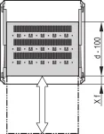 SCHROFF Rack Shelf extendable - rack AUSZ.FACH. 800B 700T (22130374)