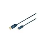 ClickTronic 1,8 m USB 2.0 A-Mini B laidas, mėlynas (70127)
