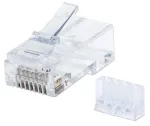 Intellinet RJ45 moduliniai ki&scaron;tukai, Cat6, UTP, 3 kontaktai, kietai vielai, 15 &micro; auksuoti kontaktai, 90 vnt.