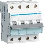 Hager miniatiūrinis automatinis jungiklis 3p+N, C-25A, 6kA MCN625