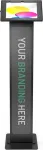 Compulocks Apex BrandMe - Aufstellung - f&uuml;r Tablett - Branding-f&auml;hig - verriegelbar - Metallrahmen, Polypropylenplatte - Schwarz - Bodenaufstellung -
