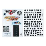 Sienos lipdukai Paladone Hot Wheels Personalisation PP13745HW &ndash; dekoratyviniai lipdukai vaikų kambariui