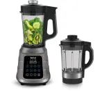 Stalo blenderis Tefal BL985A31 &ndash; 1300 W, 1,75 L stiklinis ąsotis + 2 L Tritan ąsotis, Trip'Ax 6 a&scaron;menų nerūdijančio plieno peiliai, vakuuminis mai&scaron;ymas