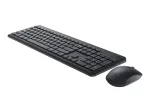 DELL KM3322W belaidė klaviatūra ir pelė, ukrainieti&scaron;kas QWERTY i&scaron;dėstymas, juoda