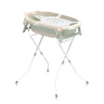 Sulankstoma kūdikio vonelė neno LUCY STAND su rėmu, stačiakampė, 1 lentynėlė, max apkrova 30 kg, balta