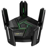 Stalinis belaidis mar&scaron;rutizatorius RUIJIE RG-EW7200BE PRO &mdash; Dviejų juostų &bdquo;Wi‑Fi 7&ldquo; (2,4/5 GHz), 5765 Mbps, 9x RJ-45 LAN (10/100/1000/2500), USB, juodas