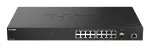 D-Link 18 prievadų 2.5G kelių gigabitų valdomas komutatorius su 2 x 10G SFP+ prievadais
