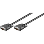 Wentronic Goobay DVI-D FullHD kabelis Dual Link, juodas, 1,8 m - DVI-D ki&scaron;tukas Dual-Link (24+1 kontaktas) > DVI-D ki&scaron;tukas Dual-Link (24+1 kontaktas) (93573)