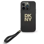 Apsauginis dėklas DKNY DKHCP16XPBSWSK, skirtas iPhone 16 Pro Max 6,9 colio, juodas su rie&scaron;o dirželiu