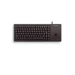 Cherry G84-5400 XS Trackball Compact Keyboard Spanish Layout USB Black