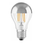 LEDVANCE LED lemputė 6,5W E27 650lm 2700K &scaron;ilta balta sidabrinis vainikas 300&deg;