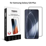 TOTI PREMIUM Grūdinto stiklo 2.5D ekrano apsauga, pilnas uždengimas, skirta Samsung Galaxy S26 Plus