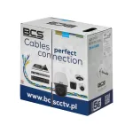 BCS BCS-U/UTP-CAT5E-LSOH Cat5e U/UTP LSOH kieto vario masinis eterneto kabelis, 305 m, pilka