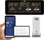 TFA TFA.me ID-07 35.8107.01 WLAN belaidė orų stotis su 4 dienų prognoze, palaiko iki 50 jutiklių