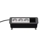 Kindermann CP Office Desk 4-Way 3 x Power Outlets (7550000203)