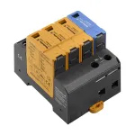 Weidm&uuml;ller VPU AC II 3+1 300/50 Apsaugos nuo vir&scaron;įtampių įtaisas 2 tipo, 3 fazės + nulis, 300 V AC, 20 kA/40 kA, DIN bėgelis