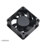 Akasa 60x25mm Black Case Fan 3-Pin Sleeve Bearing Medium Speed