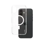 PanzerGlass CARE&trade; by &reg; Urban Combat dėklas permatomas su balta MagSafe spalva, iPhone 16 Plus