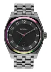 NIXON Vyri&scaron;kas laikrodis A325-1698-00 40mm nerūdijančio plieno korpusas odinis dirželis japoni&scaron;kas kvarcinis