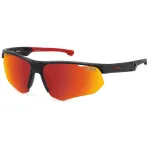 Carrera Ducati vyri&scaron;ki akiniai nuo saulės CARDUC044S003 Matiniai juodi pilki stačiakampiai 69mm