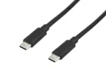 Accura USB-C į USB-C laidas 2,0 m 100 W juodas