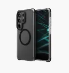 UNIQ Combat Case, skirta &bdquo;Samsung Galaxy S26 Ultra&ldquo; su &bdquo;MagClick&ldquo; magnetiniu įkrovimu, juoda