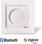 DANFOSS DEVI DEVIreg Display Connect Programuojamas i&scaron;manusis termostatas su programėlės valdymu, jutikliniu ekranu, Polar White (RAL 9016)