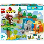 LEGO DUPLO Town Laukiniai gyvūnai ir jų &scaron;eimos 3-in-1 10446 &mdash; 92 detalės, nuo 2 m., 200&times;220&times;340 mm