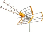 Televes V Zenit MIX UHF 149322 kryptinė antena, BIII/UHF, 15 dBi