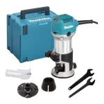 Makita RT0702CJ mar&scaron;rutinis frezatorius / trimeris juoda, mėlyna, nerūdijantis plienas 34000 RPM 710 W