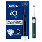 BRAUN Oral-B iO Series 2 Duo Black/Green, įkraunamas elektrinis dantų &scaron;epetėlis, modelis 62418