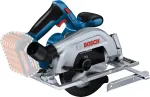 Bosch GKS 18V-57-2 Professional akumuliacinis diskinis pjūklas, 18 V, 165 mm, be akumuliatoriaus, mėlynas/juodas