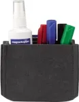 magnetoplan magnetoTray vidutinio dydžio pilkas veltinio ra&scaron;iklių laikiklis, magnetinis, pagamintas i&scaron; 100% perdirbtų PET butelių, 1227701