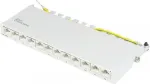 GoodConnections Alcasa GC-N0120 Cat.6a ekranuotas Keystone modulis, RJ45 į IDC be įrankių, 10GBase-T, pilkas, cinko korpusas