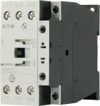 Eaton DILM25-10 24V 50Hz 3 polių galios kontaktorius, 25 A AC-3, 11 kW, 1 NO pagalbinis kontaktas, varžtiniai gnybtai, DIN bėgelio montavimas, IP00 277119