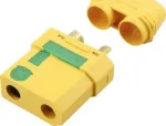 Reely RE-6685311 XT90-S auksu padengtas anti-spark akumuliatoriaus jungties lizdas (1 vnt.)