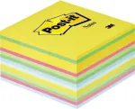 3M Post-it Notes Cube, 76 x 76 mm, Ultra Colors, 450 lapų, PEFC sertifikuotas popierius, 1 kubas (2030-U)