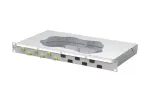 METZ CONNECT &scaron;viesolaidinių sujungimų pach panelė 6xLC-D OM5 1U 19 inch stovo montavimui 1504587M06-F