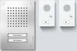 Siedle SET CLAB 850-2 E/W garso domofono rinkinys Classic, nerūdijantis plienas/baltas, 210010046-00