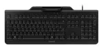 Cherry SMART BOARD 1150 laidinė klaviatūra su i&scaron;maniosios kortelės skaitytuvu, USB, voki&scaron;ka i&scaron;dėstymas (QWERTZ), juoda