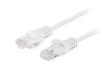 Lanberg Cat5e U/UTP komutacinis kabelis RJ45, 0,25 m, baltas, 10 vnt. paketas
