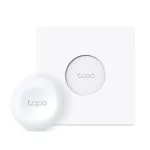 TP-Link Tapo S200D i&scaron;manusis nuotolinio valdymo pritemdytuvas, i&scaron;orinis, mygtukai ir sukamoji rankenėlė, CR2032 elementas, baltas