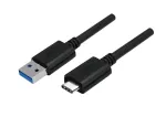 UNITEK Y-C474BK USB 3.2 Gen 1 (3.1 Gen 1) kabelis USB A &ndash; USB C, 1 m, juodas