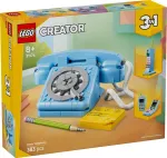 LEGO Creator 3-in-1 31174 Retro Telefonas konstravimo rinkinys, 383 detalės, 8+ metai, 70&times;110&times;150 mm