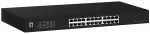 LevelOne GEU-2431 24x GE valdomas jungiklis 19 inch montavimo rinkinys Gigabit Ethernet (10/100/1000) 1U juodas