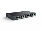 Tinklo PoE jungiklis Reolink RLA-PS1 &ndash; 8 PoE prievadai, 150W biudžetas, IEEE 802.3af/at, 2x Gigabit uplink
