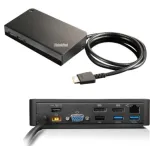 Lenovo 03X6300 stotelė / prievadų replikatorius laidinis OneLink+ juodas