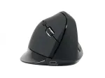 Conceptronic LORCAN ERGO 6 mygtukų ergonominė Bluetooth pelė, de&scaron;inei rankai, vertikalaus dizaino, optinė, Bluetooth, 1600 DPI, juoda
