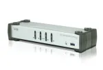 ATEN 4 prievadų USB 3.1 Gen 1 DisplayPort 1.1 KVMP jungiklis su garsiakalbiu (KVM kabeliai įtraukti)